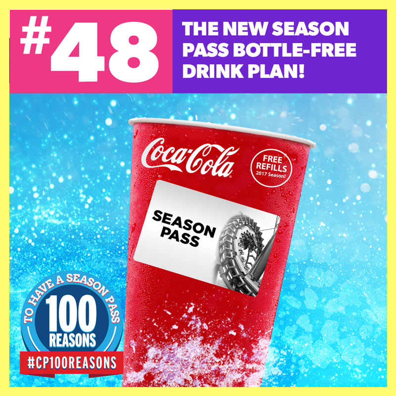 New Bottle Free Season Pass Drink Plan