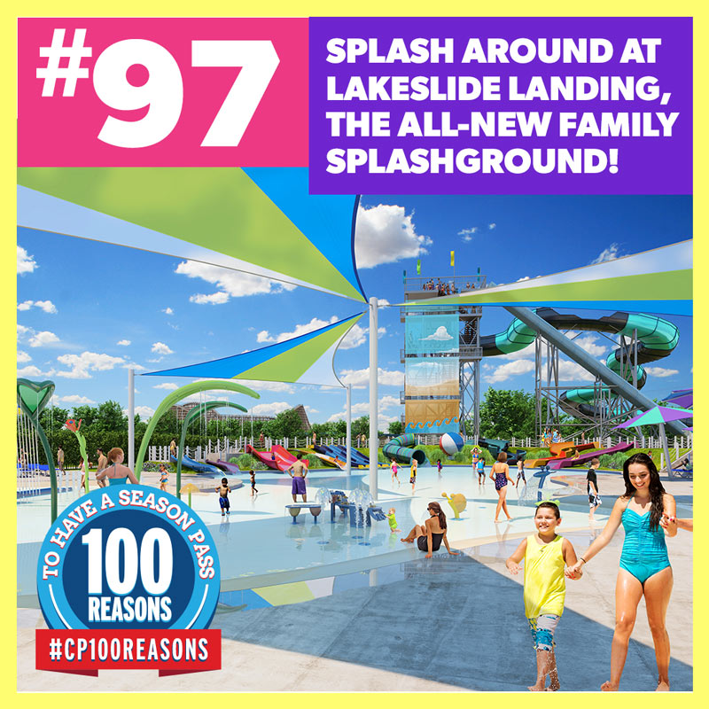 Enjoy the All-New Family Splashground Lakeslide Landing